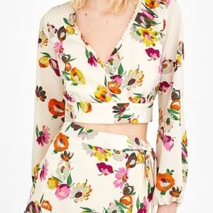 Zara Floral Print Top